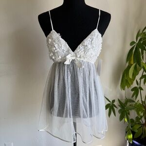 White lingerie 2pc set